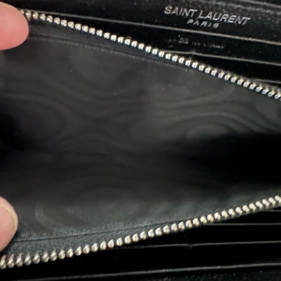 YSL Saint Laurent Cassandre Matelasse Zip Around Long Wallet - Picture 10 of 14